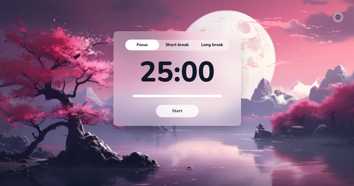Dart Pomodoro timer feature screenshot